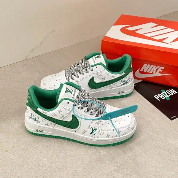 סניקרס לואי ויטון Louis Vuitton x Nike מונוגרם לבן