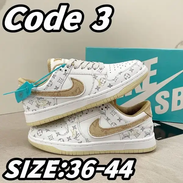 סניקרס לואי ויטון Louis Vuitton x Nike מונוגרם לבן