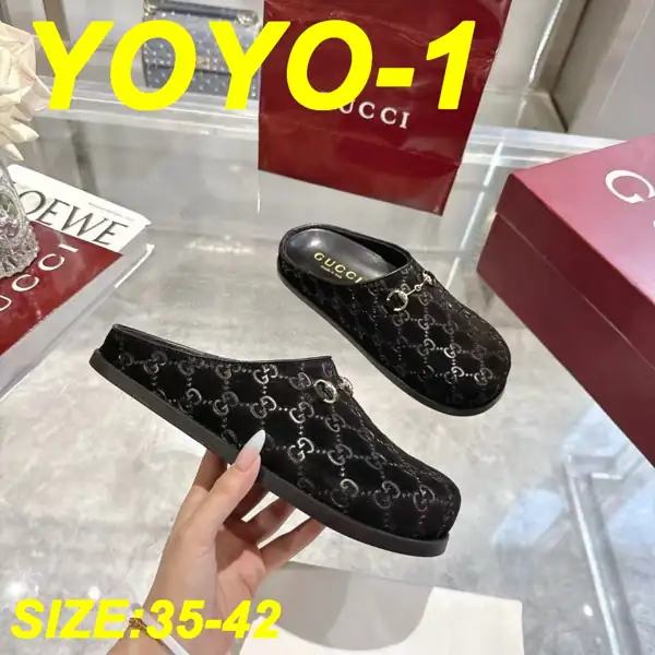 כפכפי מיולס גוצ'י Gucci עם אבזם הורסביט