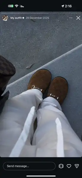 כפכפי מיולס גוצ'י Gucci עם אבזם הורסביט