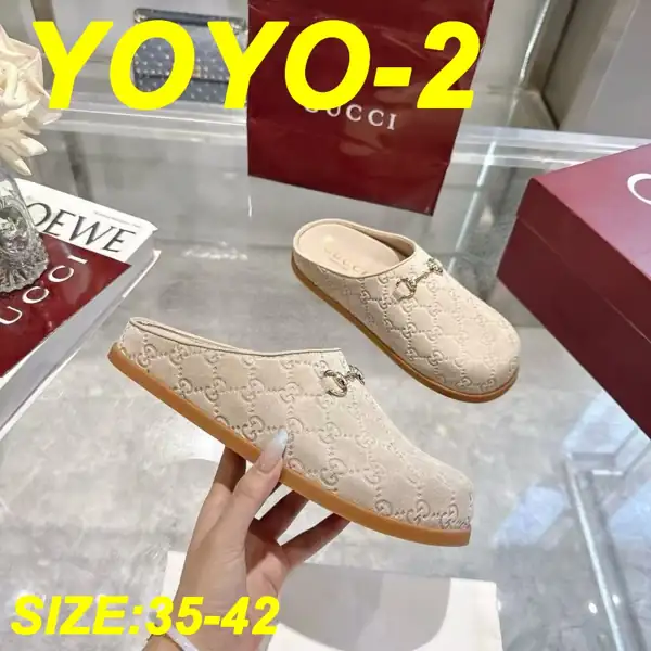 כפכפי מיולס גוצ'י Gucci עם אבזם הורסביט