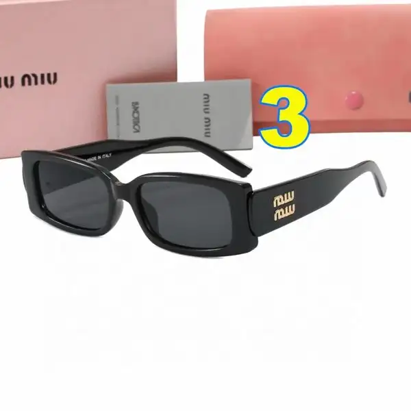 משקפי שמש מיו מיו Miu Miu מלבניים צרים