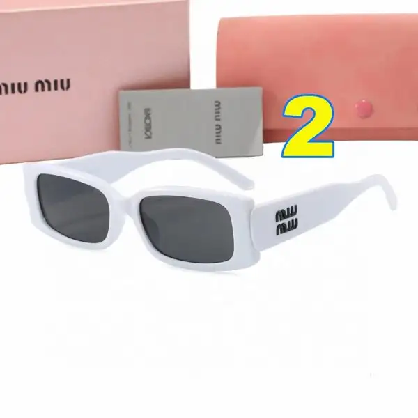 משקפי שמש מיו מיו Miu Miu מלבניים צרים